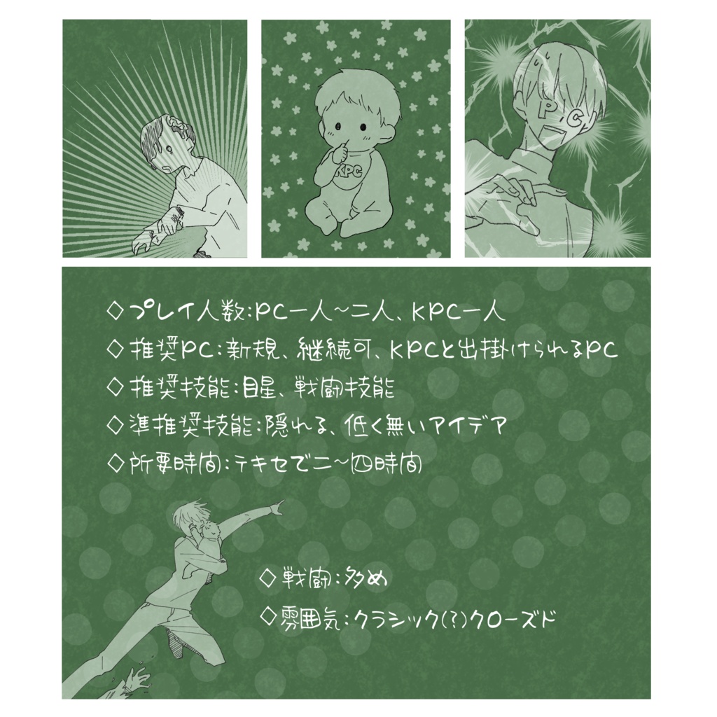 CoC6版シナリオ【きみのことばがとどかない。】