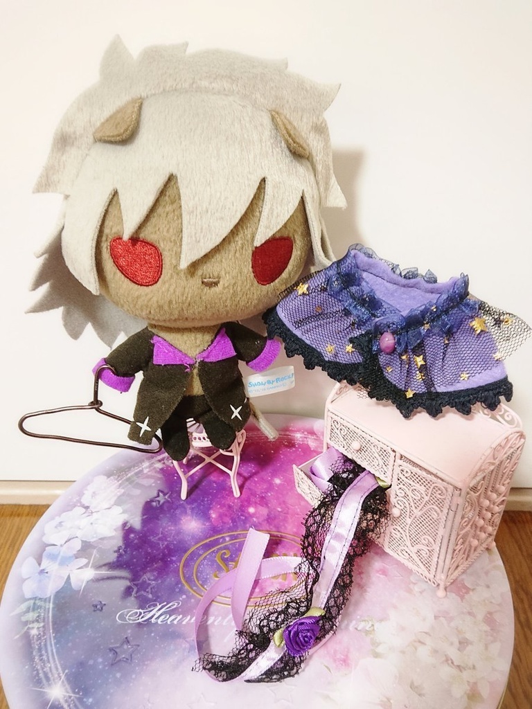 薔薇のヘッドドレス 16cmぬい他