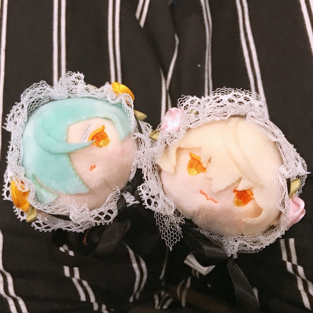 薔薇のヘッドドレス 16cmぬい他