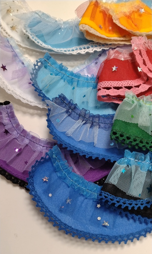 星空サーカスのケープ カラフル 16cmぬい他