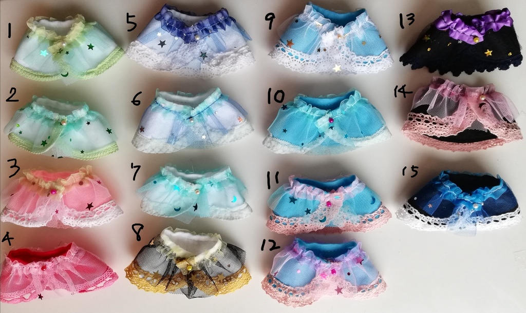 星空サーカスのケープ カラフル 16cmぬい他