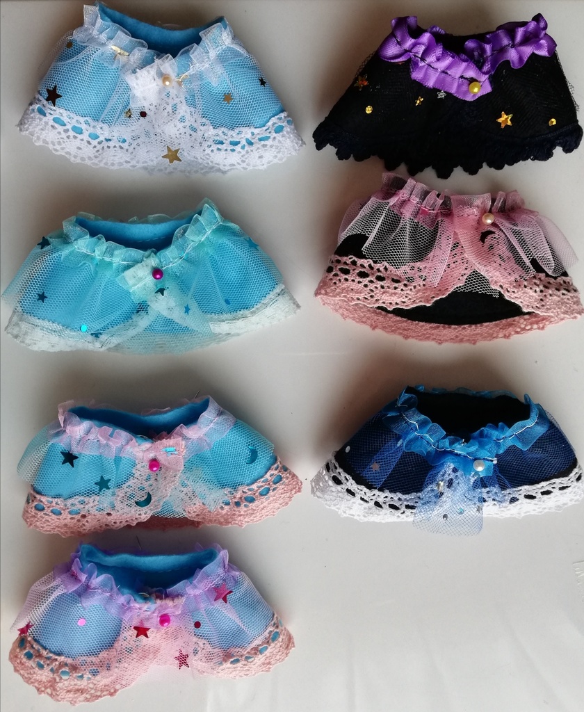 星空サーカスのケープ カラフル 16cmぬい他