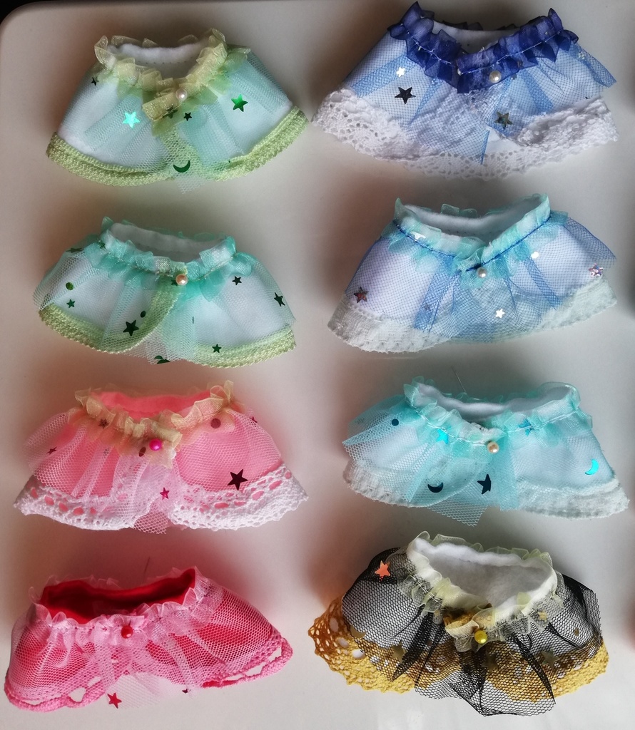 星空サーカスのケープ カラフル 16cmぬい他