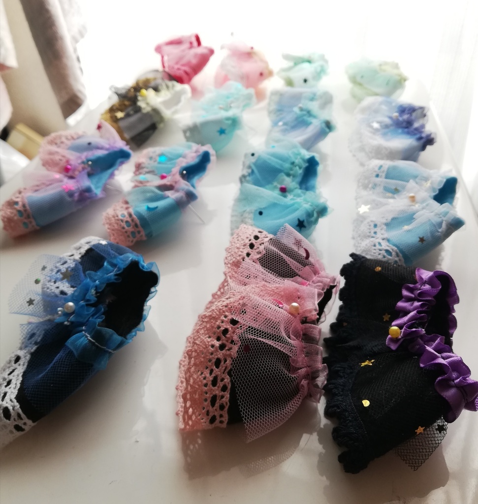 星空サーカスのケープ カラフル 16cmぬい他