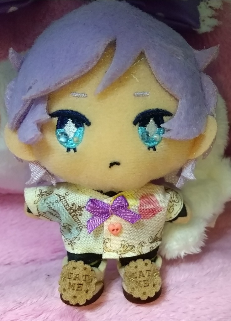 リボン付き柄シャツ 10cmぬい用