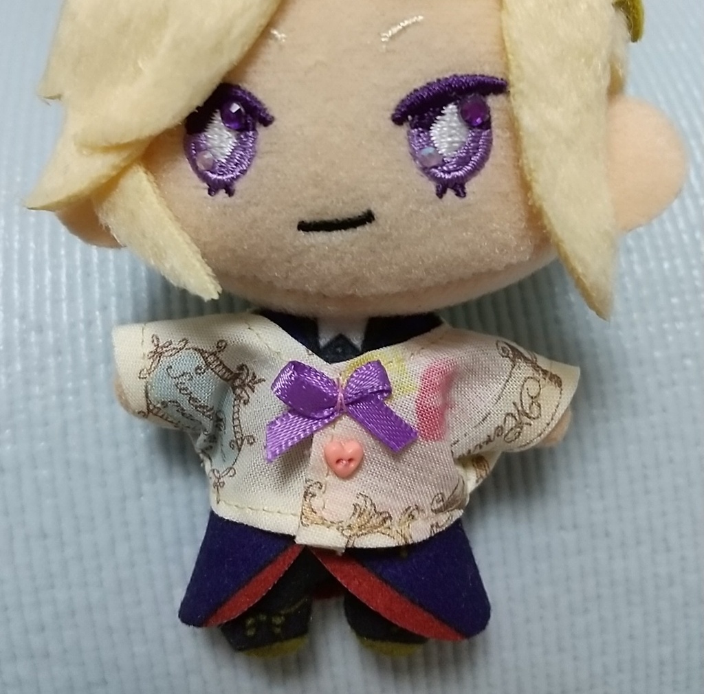 リボン付き柄シャツ 10cmぬい用