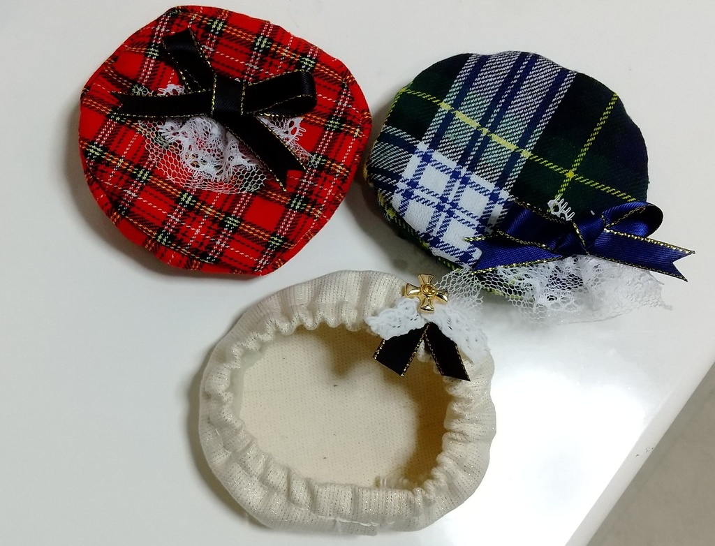 ベレー帽 10~12cmぬい向け