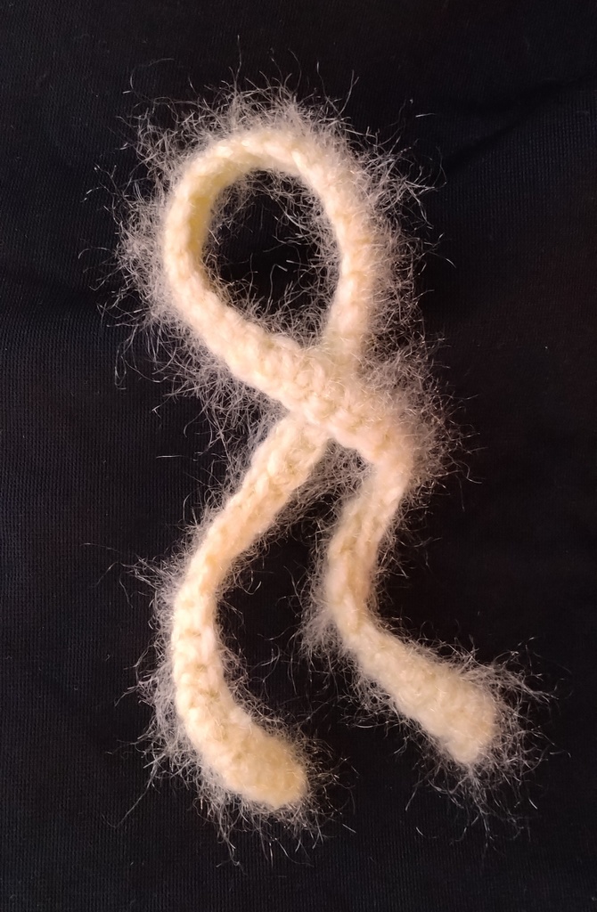 手編みのマフラー 10~12cmぬい、ねんどろいど向け