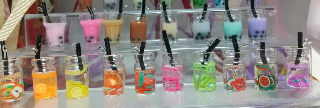 カラフル鎖ドリンク 各サイズあり