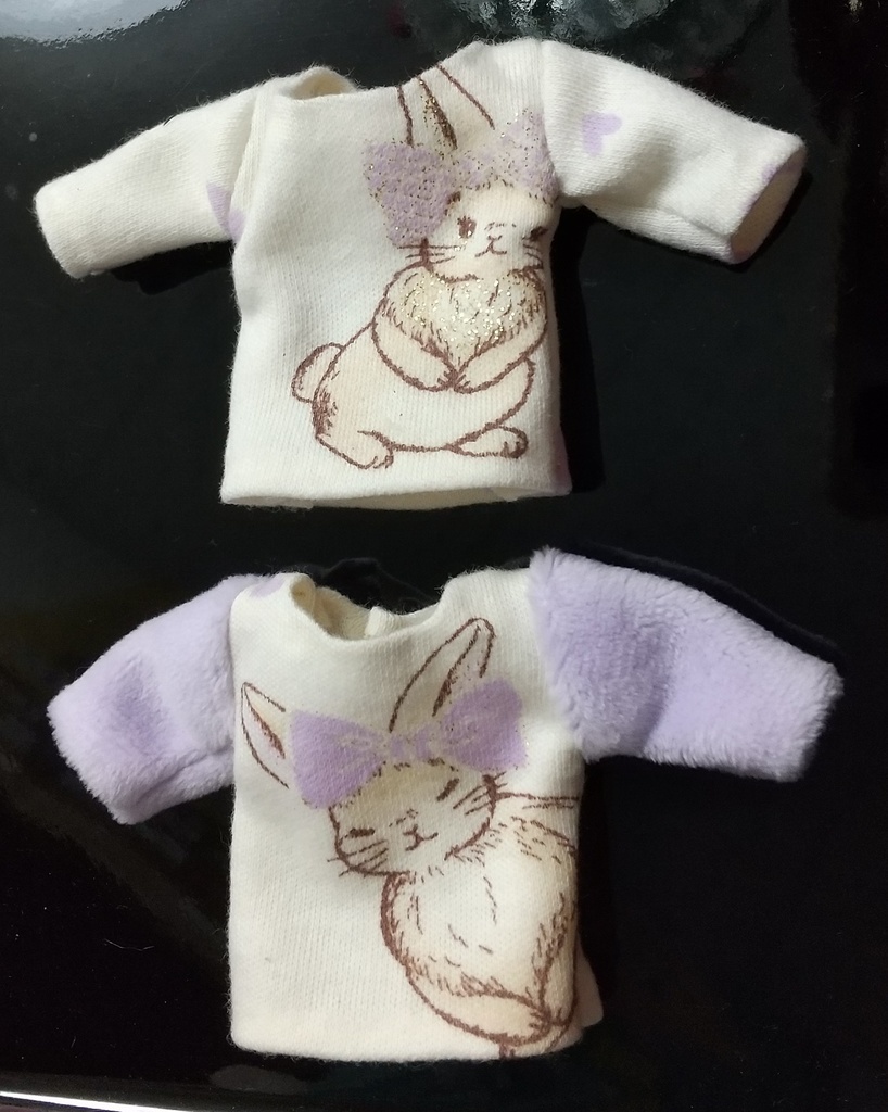 うさぎのロングTシャツ ねんどろ・オビツ11