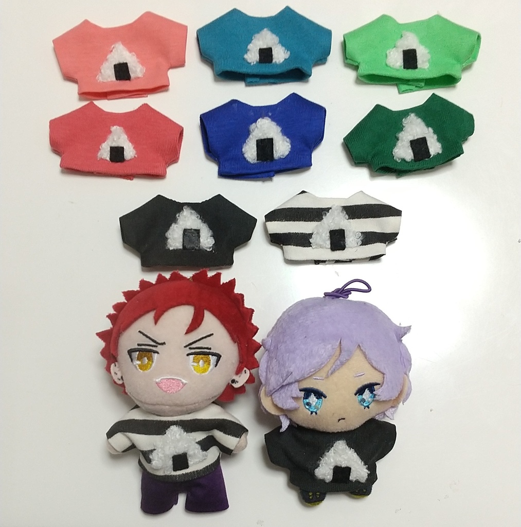 おにぎりTシャツ 10~12cmぬい服