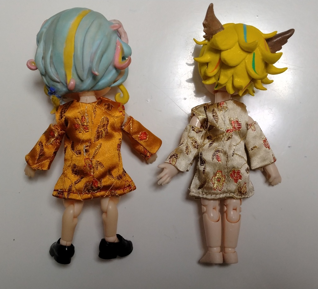 アームカバーとチャイナ服セット ねんどろ・オビツ11