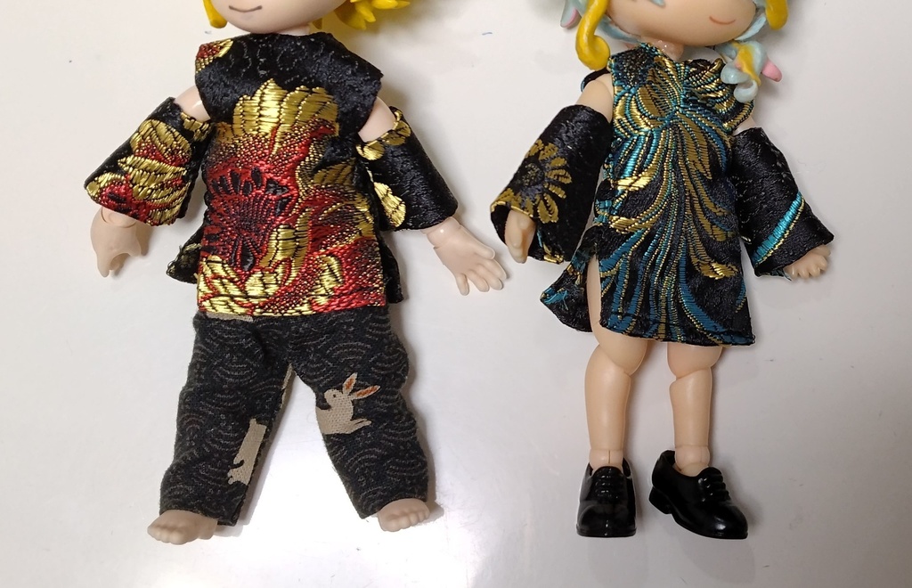 アームカバーとチャイナ服セット ねんどろ・オビツ11