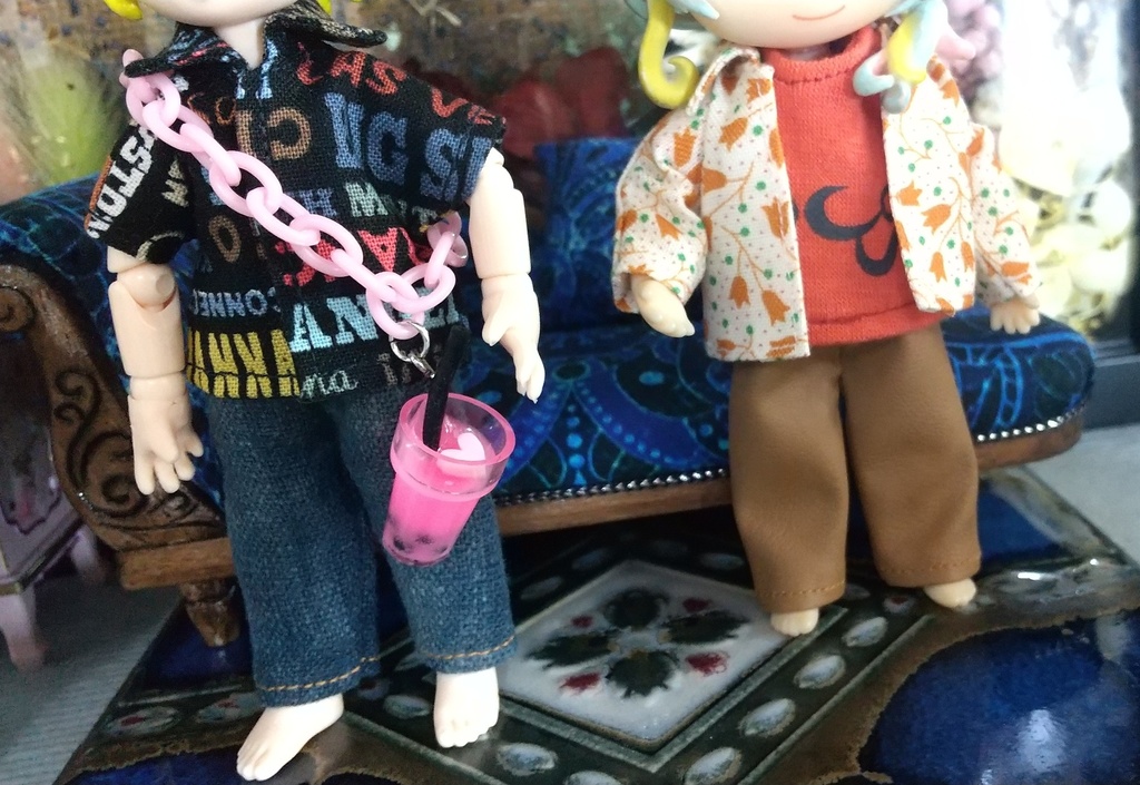 長袖柄シャツ　ねんどろいど・オビツ11