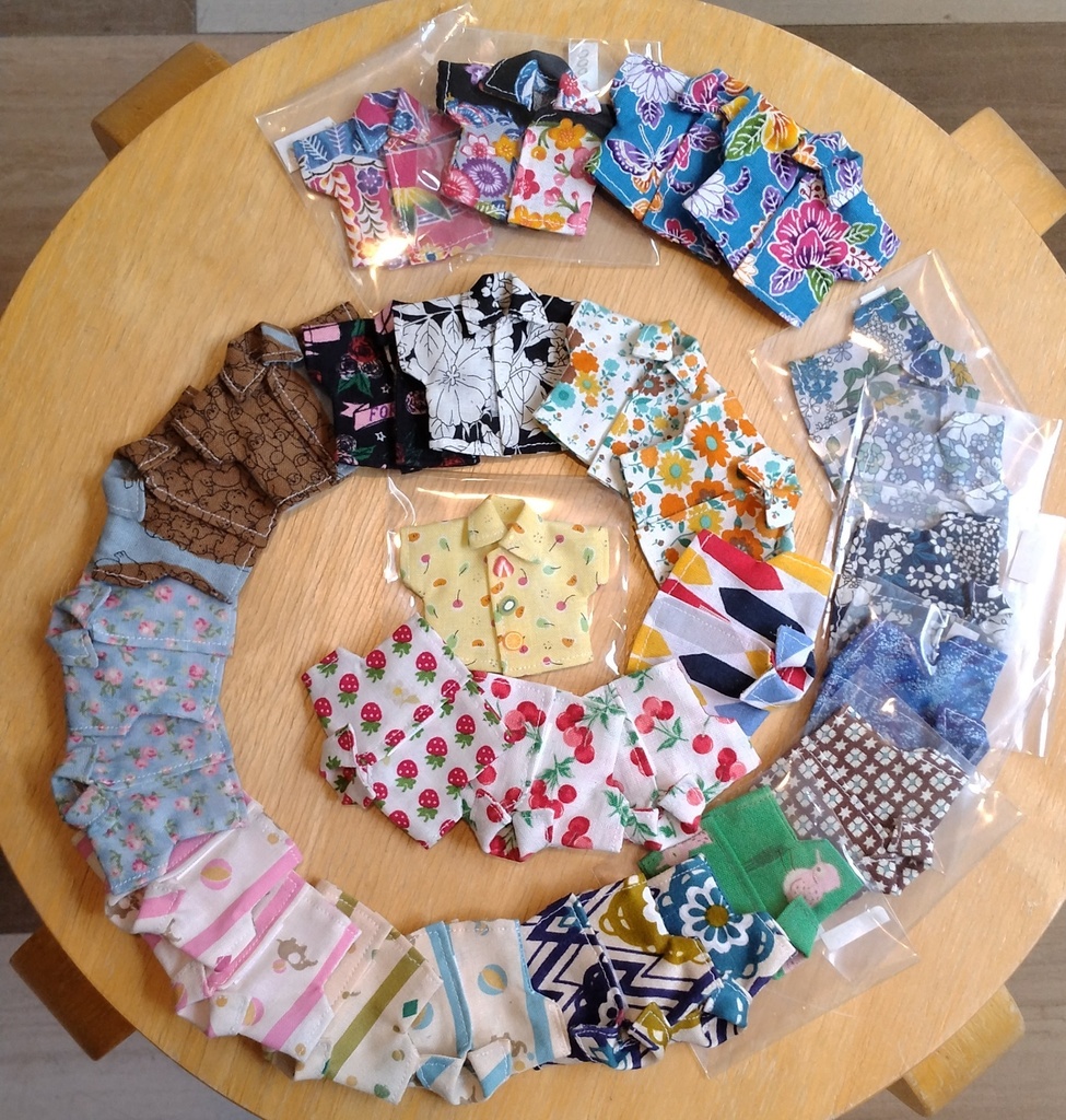 半袖柄シャツ　ねんどろいど・オビツ11