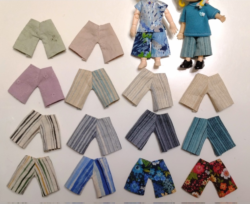 キュロットパンツ ねんどろいどどーる・オビツ11