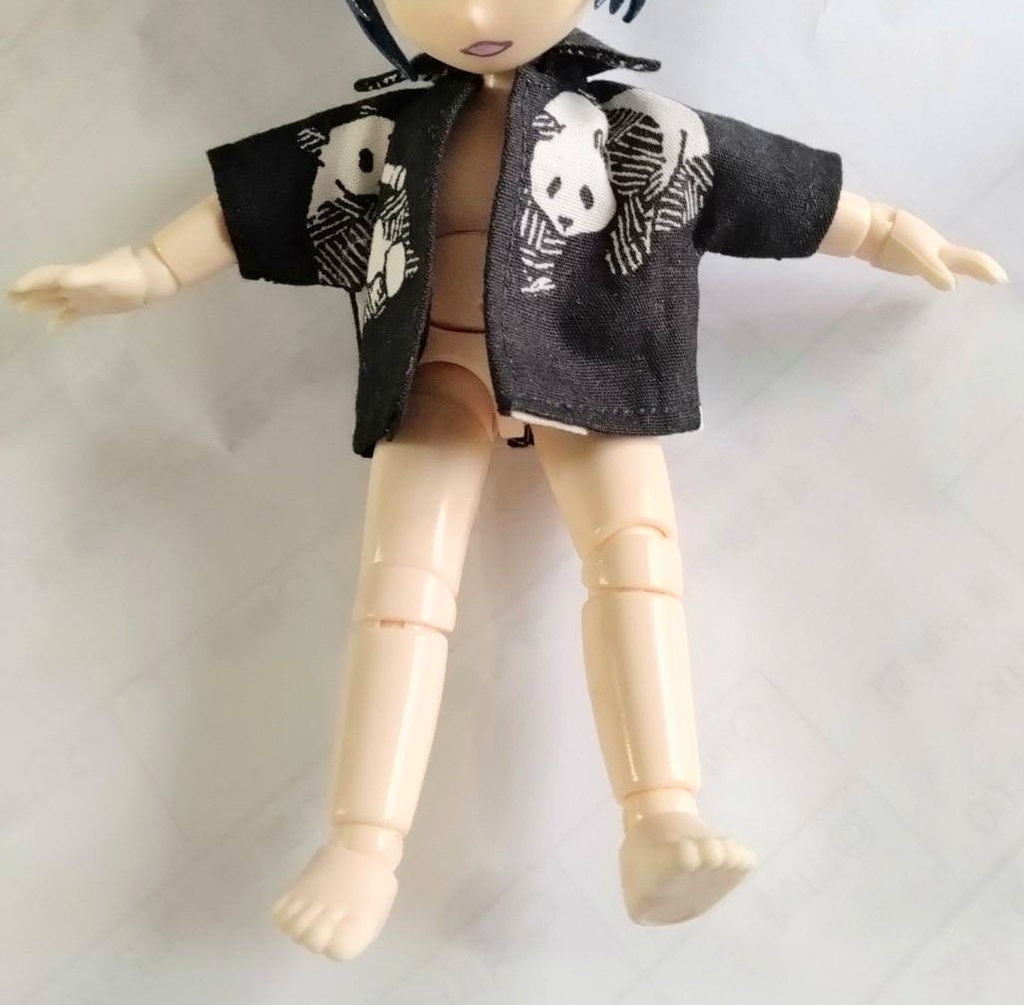 臨時　五分袖柄シャツオーダーの方用　ねんどろいど、オビツ11