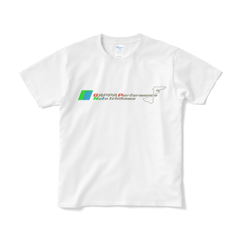 短納期全3色 GAPPA Performance 能登石川Tシャツ 前面