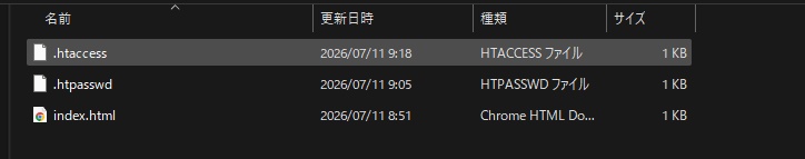 BASIC認証雛形、認証情報作成ツール【PassKit】