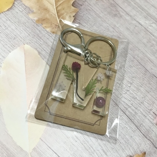 <クリアリウム>キーホルダー<アルファベット>