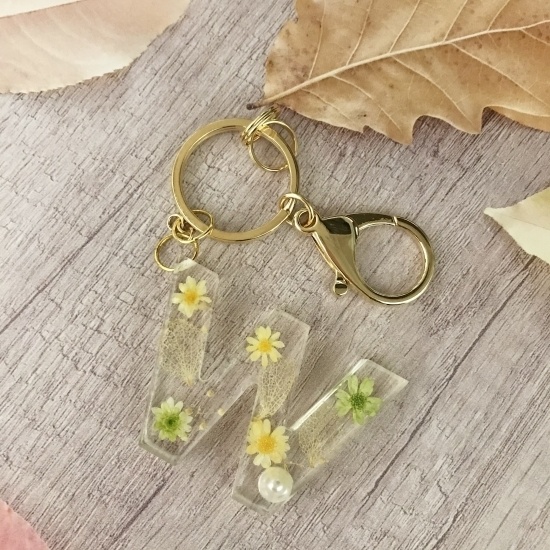 <クリアリウム>キーホルダー<アルファベット>