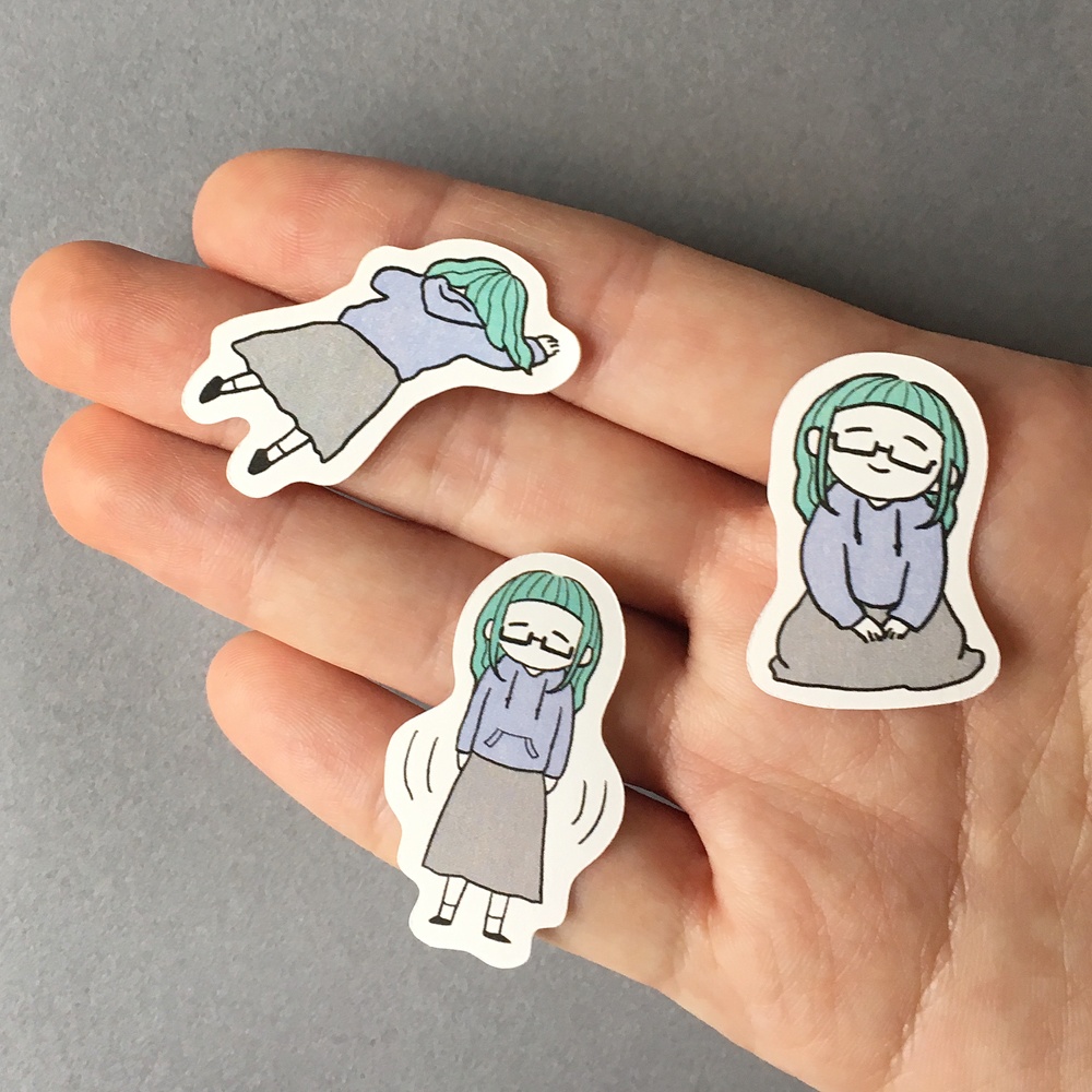 小さなseriさんフレークシール