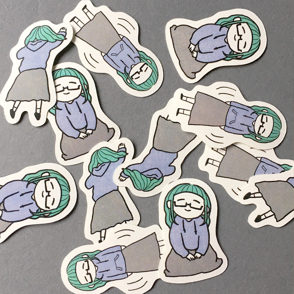 小さなseriさんフレークシール