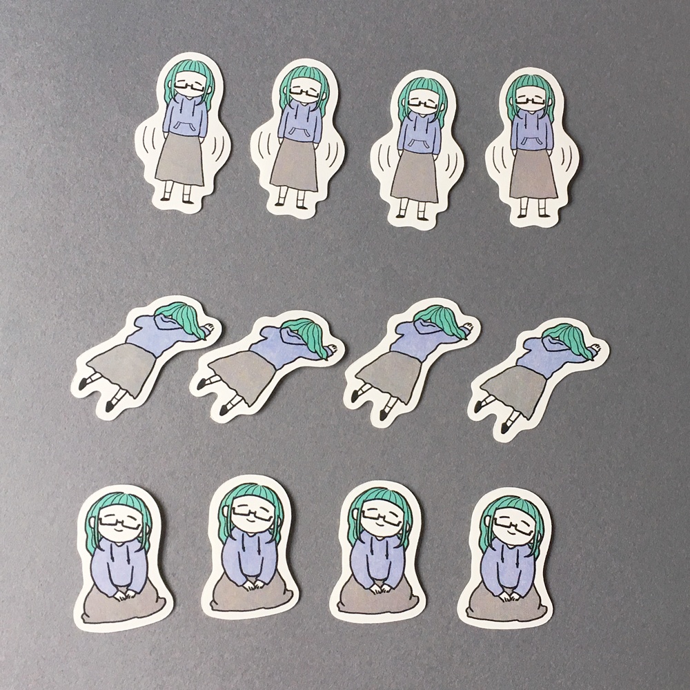 小さなseriさんフレークシール