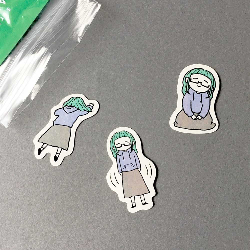 小さなseriさんフレークシール