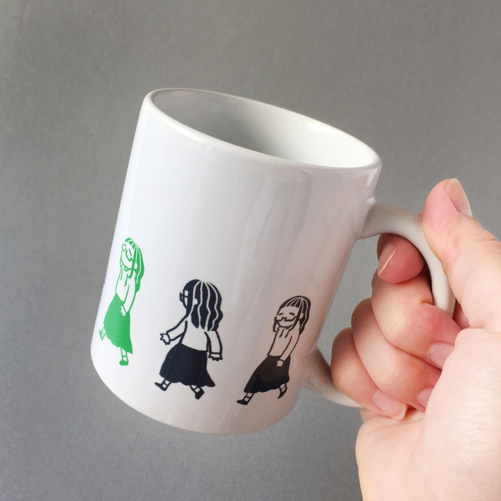 seriさんとネコチャンのマグカップ