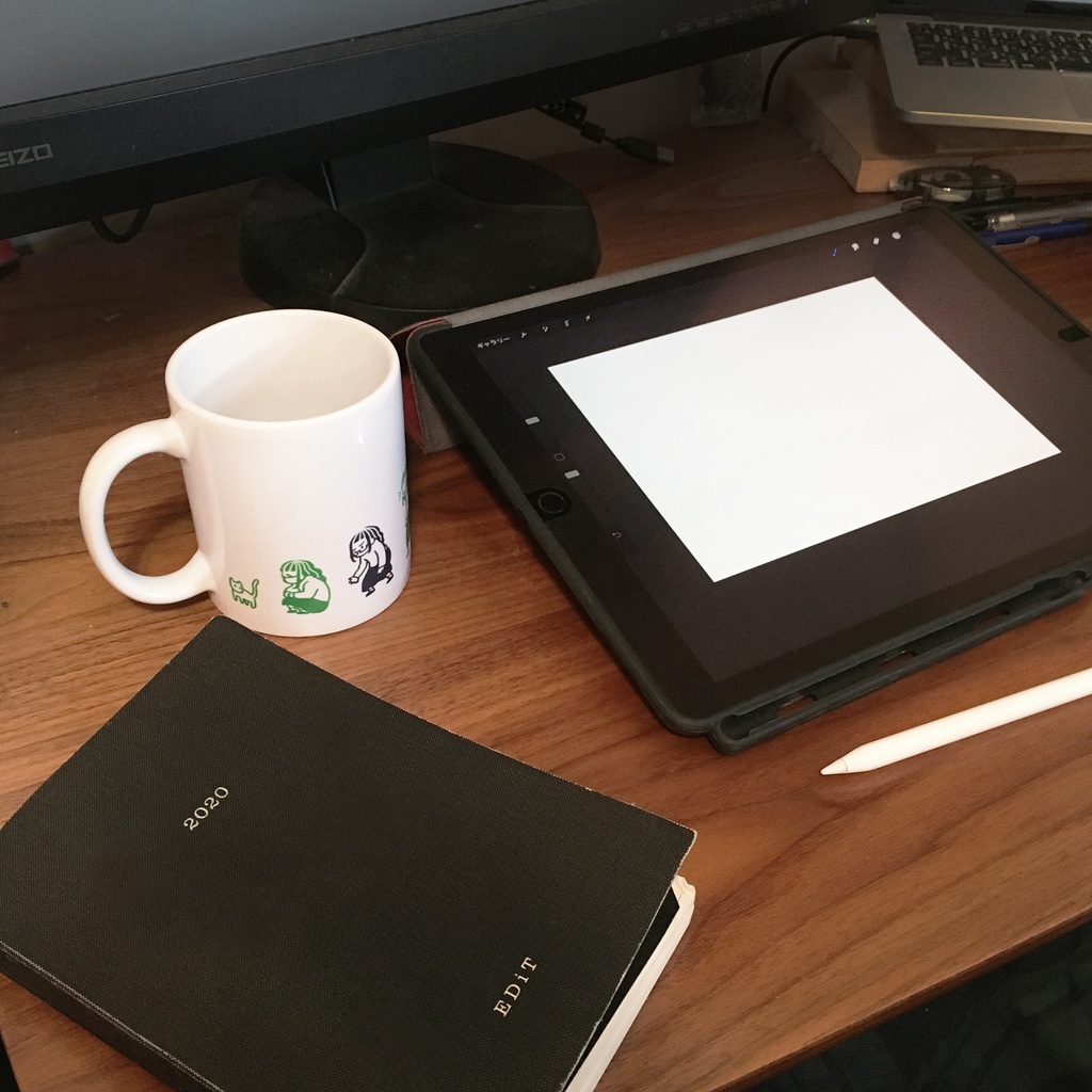 seriさんとネコチャンのマグカップ