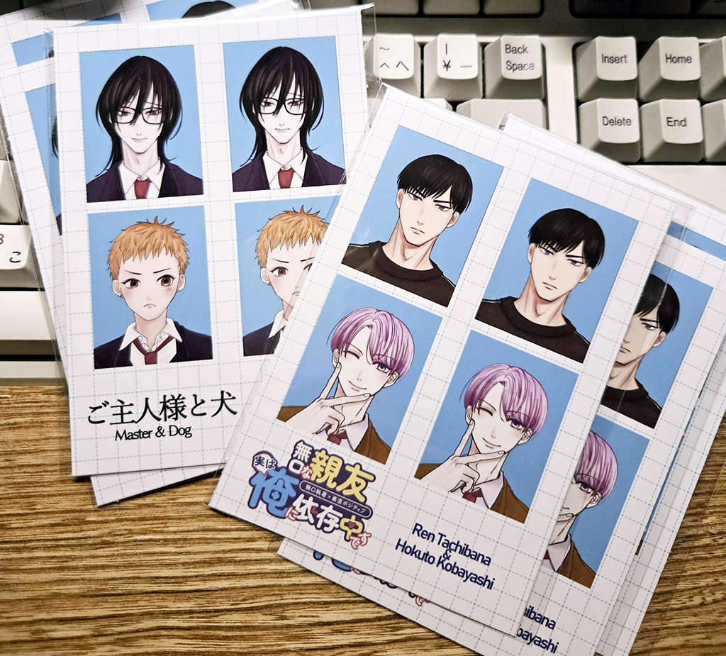 証明写真風シール