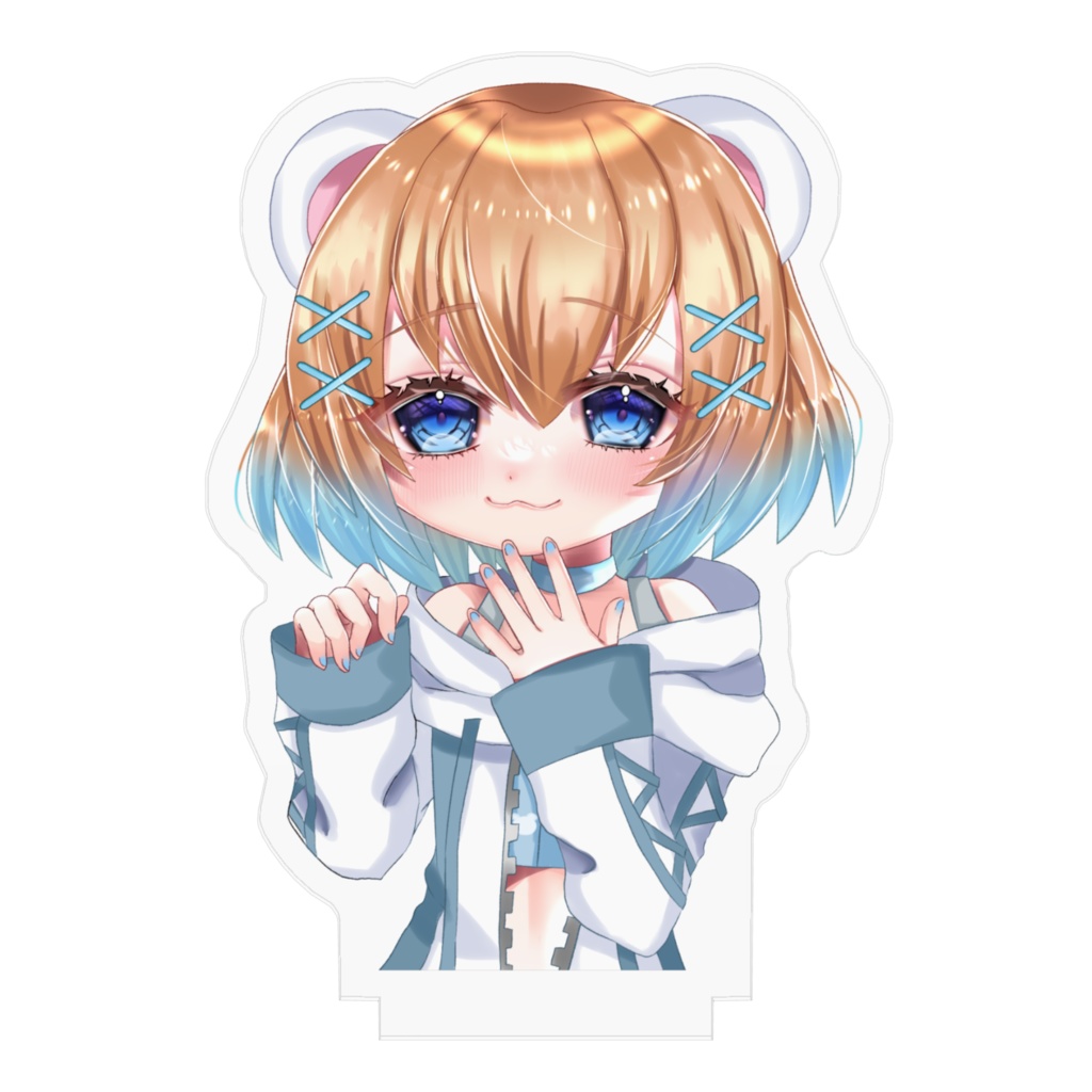 ★Vお披露目記念★白熊あいすアクリルフィギュア