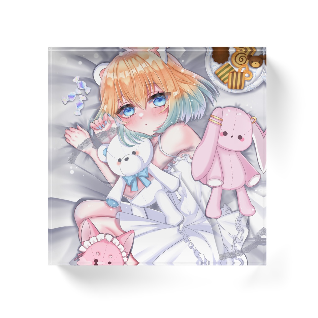 部屋着白熊アクリルスタンド