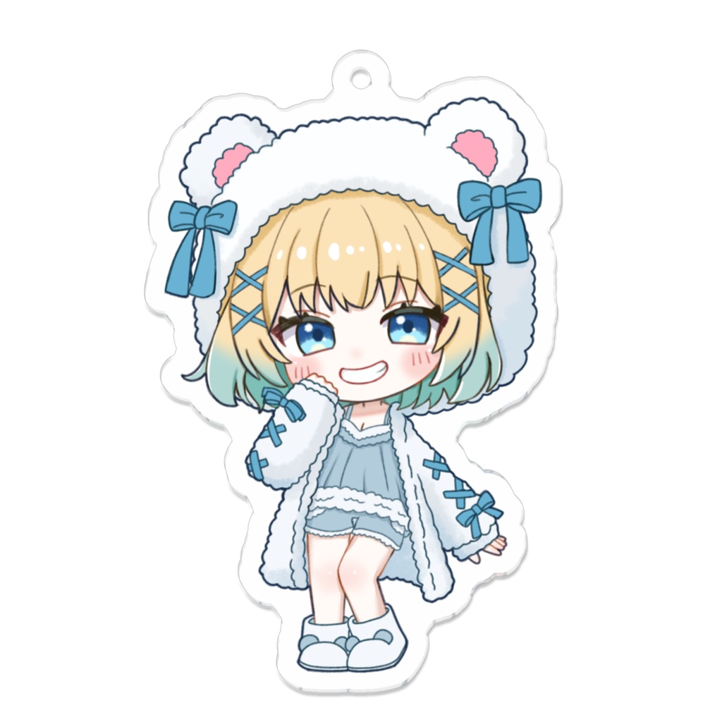 らびべあモコモコパジャマ(白熊)