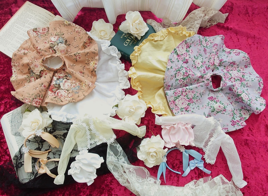 【6点セット】夏秋柄スカートコーデ MDD・他40cmドールサイズ【ヘリオドールの吐息委託品】