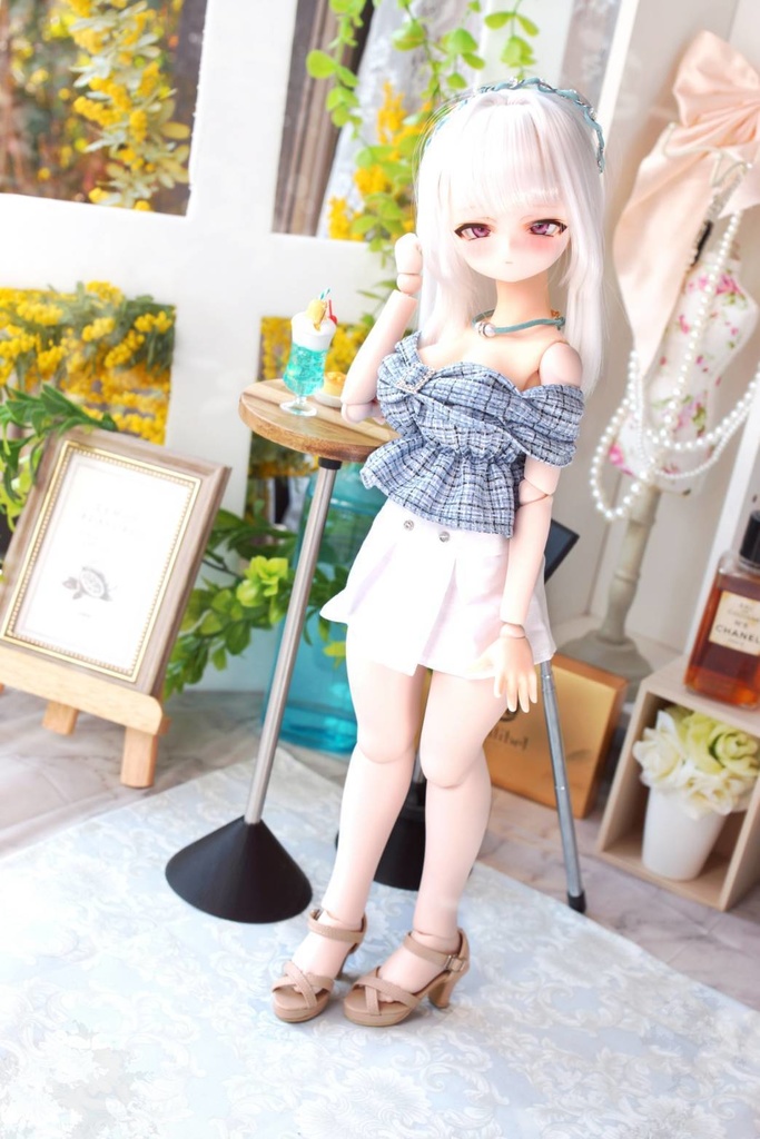 ブルーチェック2wey（5点セット）