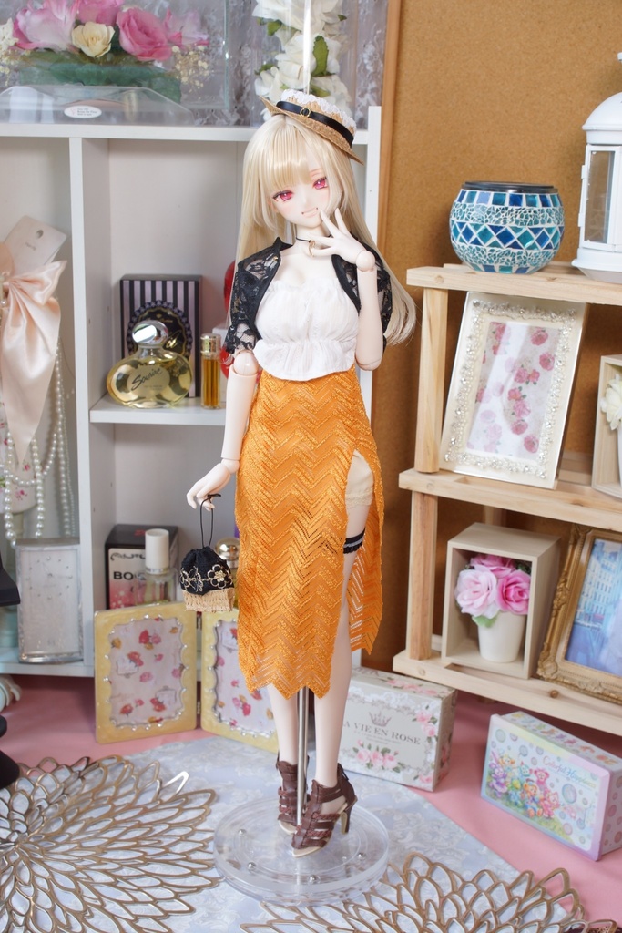 スリットスカートコーデ