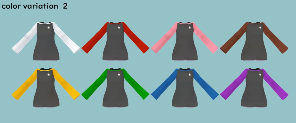 【ミントちゃん用】おうちじかんルームウェア【3Dモデル】