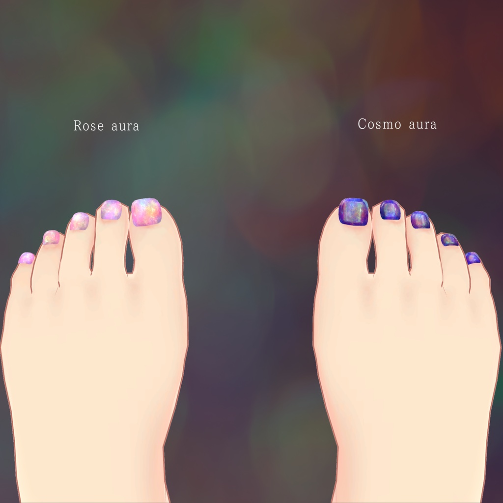 【MDollnail対応】OpalNebulaNailテクスチャ