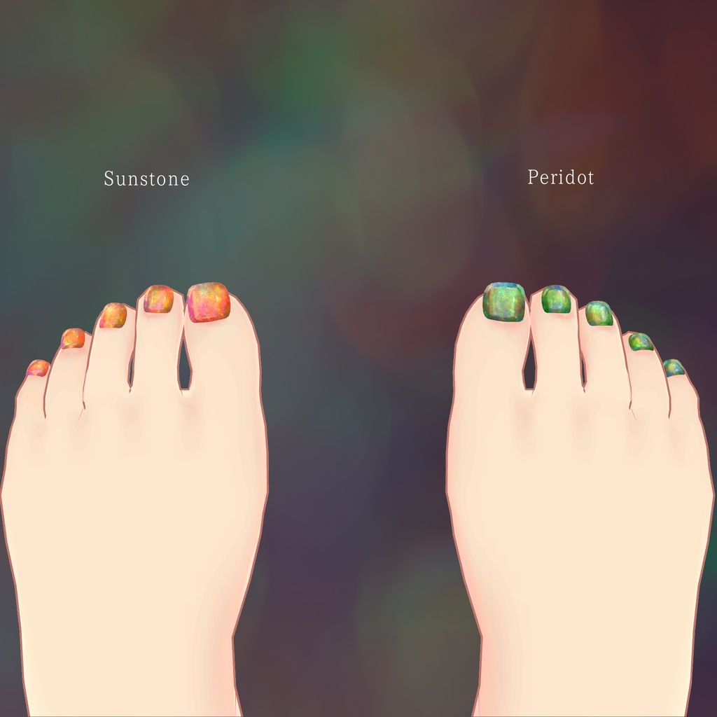 【MDollnail対応】OpalNebulaNailテクスチャ