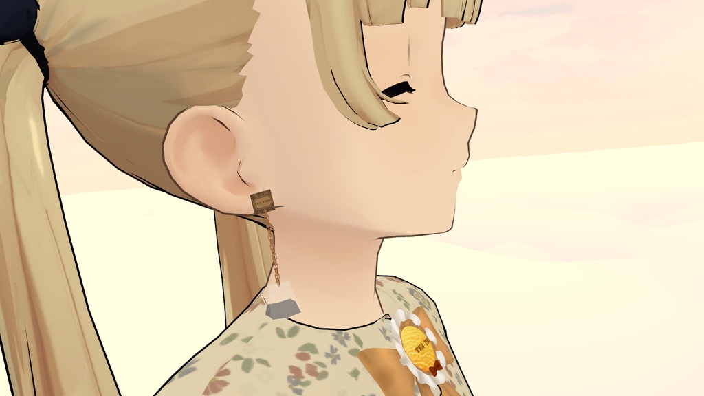 【3Dモデル】TeaTimeCookieアクセサリーセット【VRChat向け】