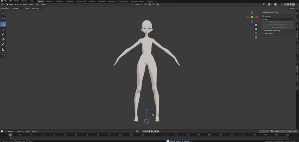 【blender4.5】base_figure_3_1 汎用女性素体