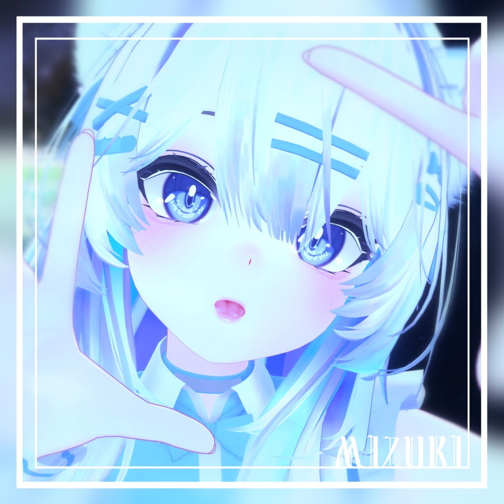 【8アバター対応】アニメ調 瞳テクスチャ eyetexture