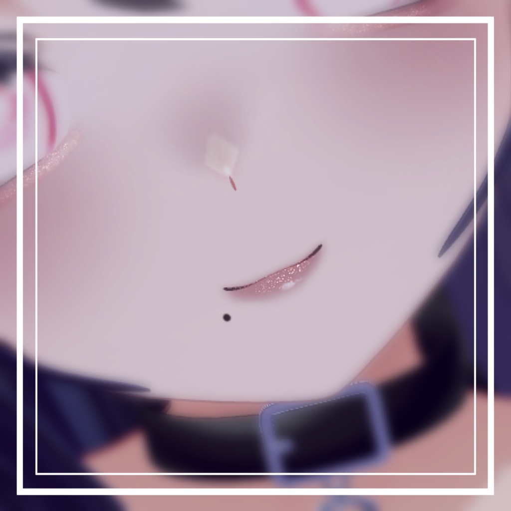 簡単導入☆キラキラ光る☆ラメ入りふんわりメイク しなのver メイクテクスチャ ◇Makeup unitypakage◇