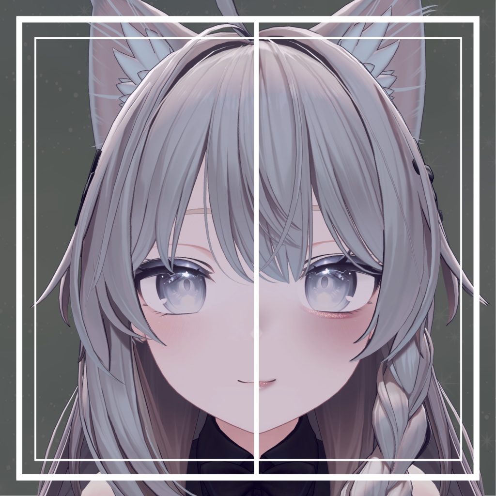 簡単導入☆キラキラ光る☆ラメ入りふんわりメイク しなのver メイクテクスチャ ◇Makeup unitypakage◇