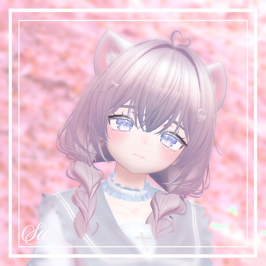 Bouquet 桜 9アバター対応◇瞳テクスチャ+動く発光テクスチャ◇ eyetexture unitypackage