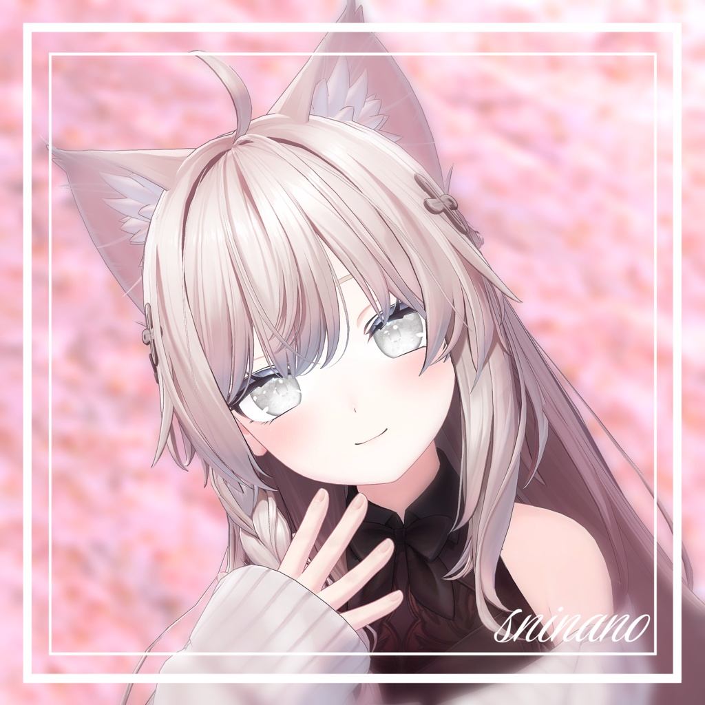 Bouquet 桜 9アバター対応◇瞳テクスチャ+動く発光テクスチャ◇ eyetexture unitypackage