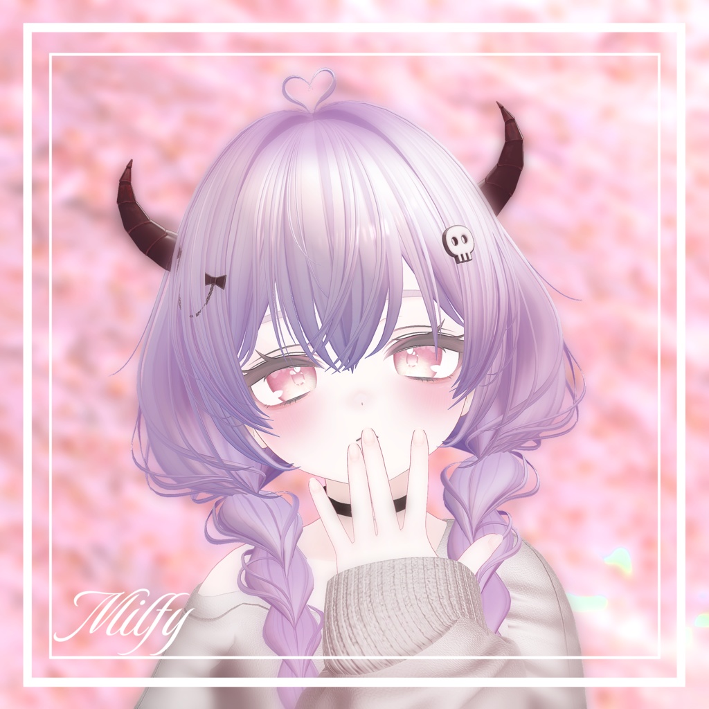 Bouquet 桜 9アバター対応◇瞳テクスチャ+動く発光テクスチャ◇ eyetexture unitypackage