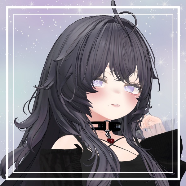 【4日間限定セール】【9アバター対応(全アバター対応可能)】もこもこクリアチョーカー(Fluffy Clear Choker)